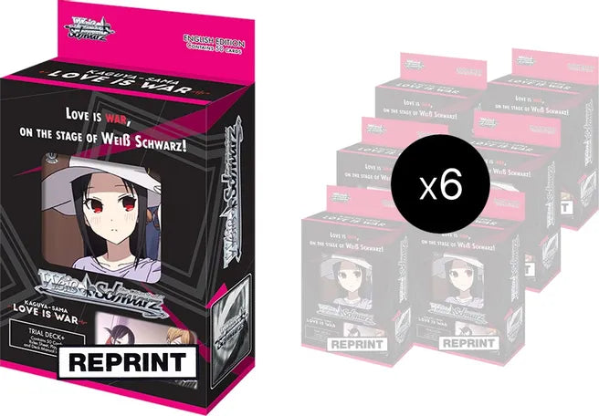 Weiss Schwarz Kaguya-sama Love is War English Trial Deck+ Display **REPRINT**